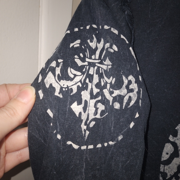 Affliction reversible hoodie - Picture 3 of 13